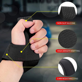 Anti-Slip Silicone Weightlifting Straps - Needy Fit