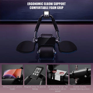 Elbow Support Automatic Ab Trainer Wheel - Needy Fit